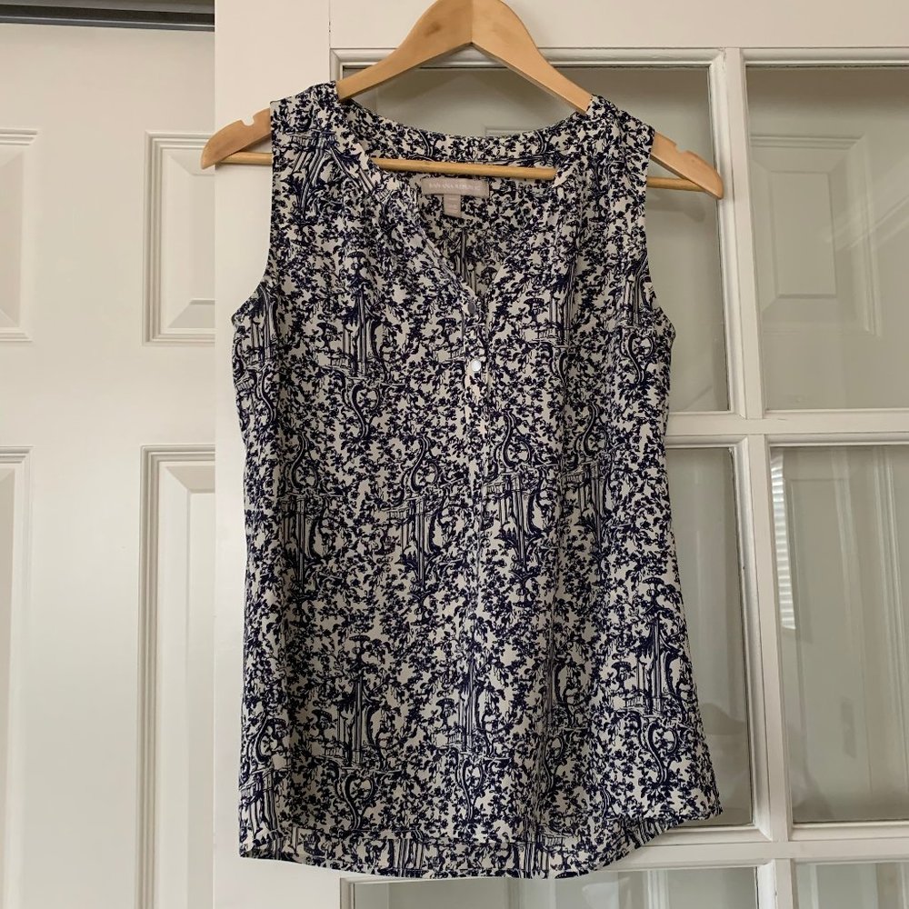 LAST CHANCE Sleeveless Summer Blouse, XS
